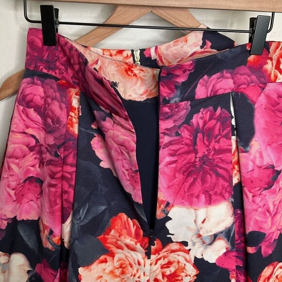 Eliza J Floral Crop Top and Skirt Set - Picture 8 of 14